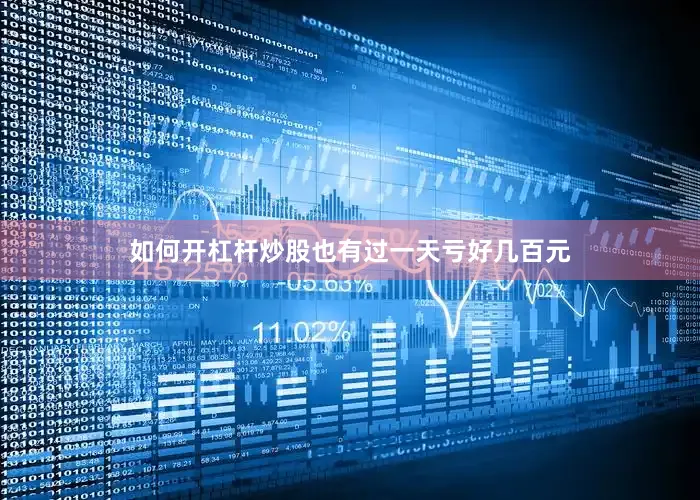 如何开杠杆炒股也有过一天亏好几百元